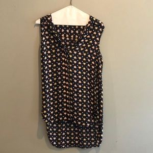 JCrew heart blouse